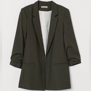 H&M® Long Line Pale Olive Green Women’s Blazer